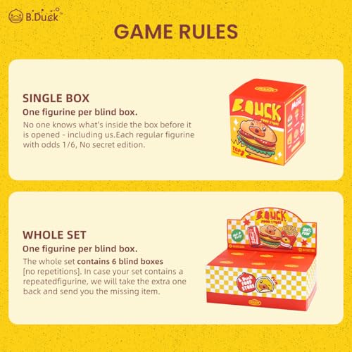 B.Duck Yummy Series Multifunctional Keychain Blind Box for Quick Access
| B.Duck Yummy Series Food Plush Keychain Blind