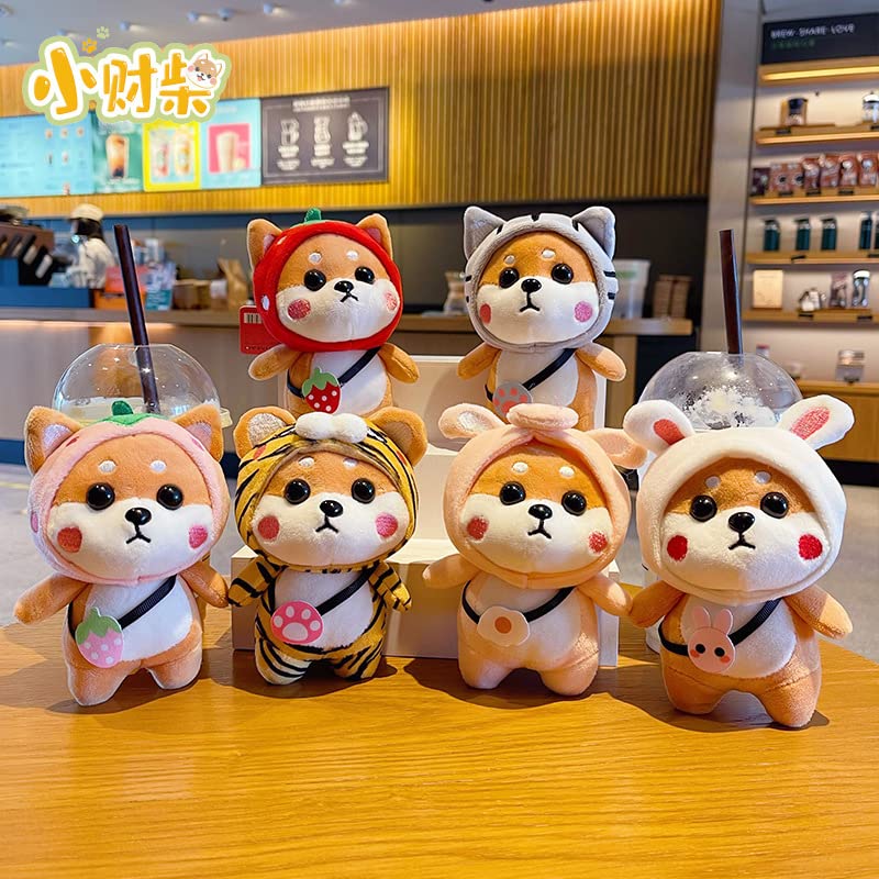 BONICI Men Women Creative Cute Lovely Cosplay Costume Shiba Inu Dog Keychain -Pink Strawberry  
BONICI Shiba Inu Dog Key